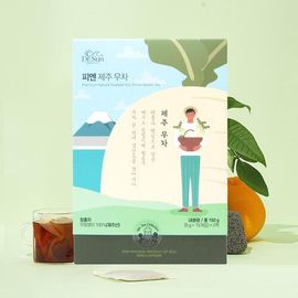[Healingsun] Premium Natural Roasted Jeju White Radish Tea-White Radish 100%, Jeju Island, Premium Tea, Caffeine Substitute, Low Calorie Beverage-Made in Korea